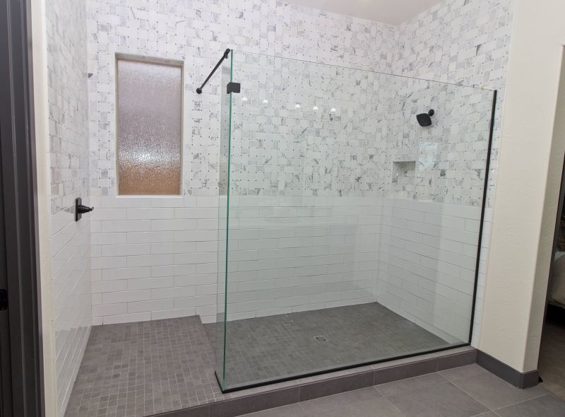 Tile Work in Shower Area